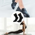 thumbnail image 6 of Unique Bargains 1 Pair Five Toe Socks Soft Thickening Warmth Socks for Women  Black, 6 of 6