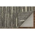thumbnail image 4 of Feizy Navaro Modern Abstract, Gray/Taupe/Ivory, 5'6" x 8'6" Area Rug Sheen Handmade Scandinavian Stripes Floor Rug for Living room Bedroom, 4 of 8