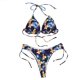 thumbnail image 1 of Traje de baño cómodo para mujer con correa de cordones con estampado de flores con estilo para mujer OAVQHLG3B Store  lin121212, 1 of 4