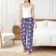 thumbnail image 4 of Fotbe Cute Pig Pantalones de Pijama para Mujer, Pantalones de Dormir, Pantalones Pj con Cordón y Bolsillos-Medium, 4 of 6