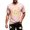 Pink, variant on Mens Halloween Jack O'Lantern Pumpkin Face Print Crew Neck Short Sleeve T-Shirt, Soft Casual Holiday Graphic Tee for Halloween Party Daily Outdoor Wear(Red,S)