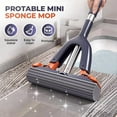 thumbnail image 6 of Mbxm Automatic Squeeze Mini Mop,Sponge Mop Self Squeezing Mop for Floor Cleaning and Dry Use Cleaning Mop Bathroom Kitchen Sponge Mop 15Inch (1Set), 6 of 7