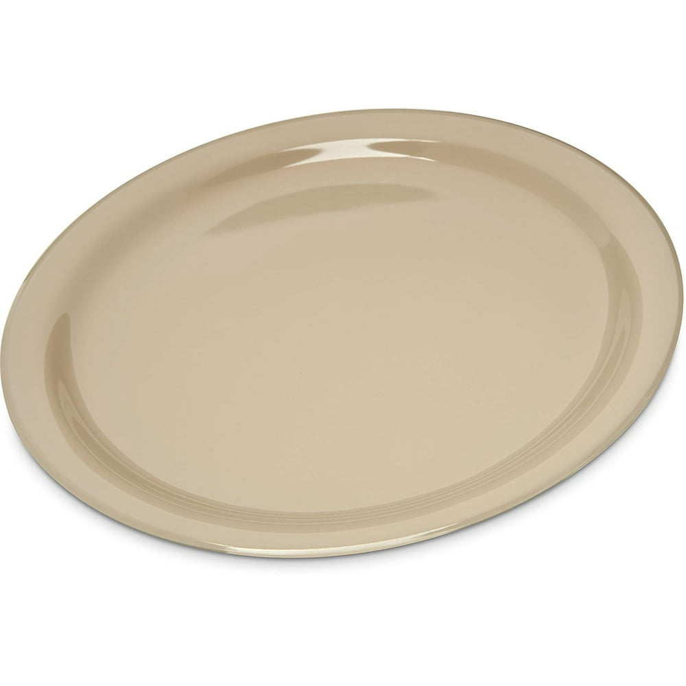 Carlisle KL20025 Kingline Melamine Dinner Plate, 8.92 Diameter x 0.77