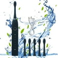 thumbnail image 1 of Xihbxyly Cepillo de Dientes Eléctrico, 6 Cabezales, 6 Modos de Limpieza, Resistencia Al Agua Ipx7, Batería de Larga Duración, Carga Rápida, Limpieza Profunda y Suave, Temporizador Inteligente, Cerdas, 1 of 7