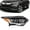 Black Right, variant on For 2019-2022 Honda HRV HR-V Headlight Driver Side Halogen Headlight LED DRL