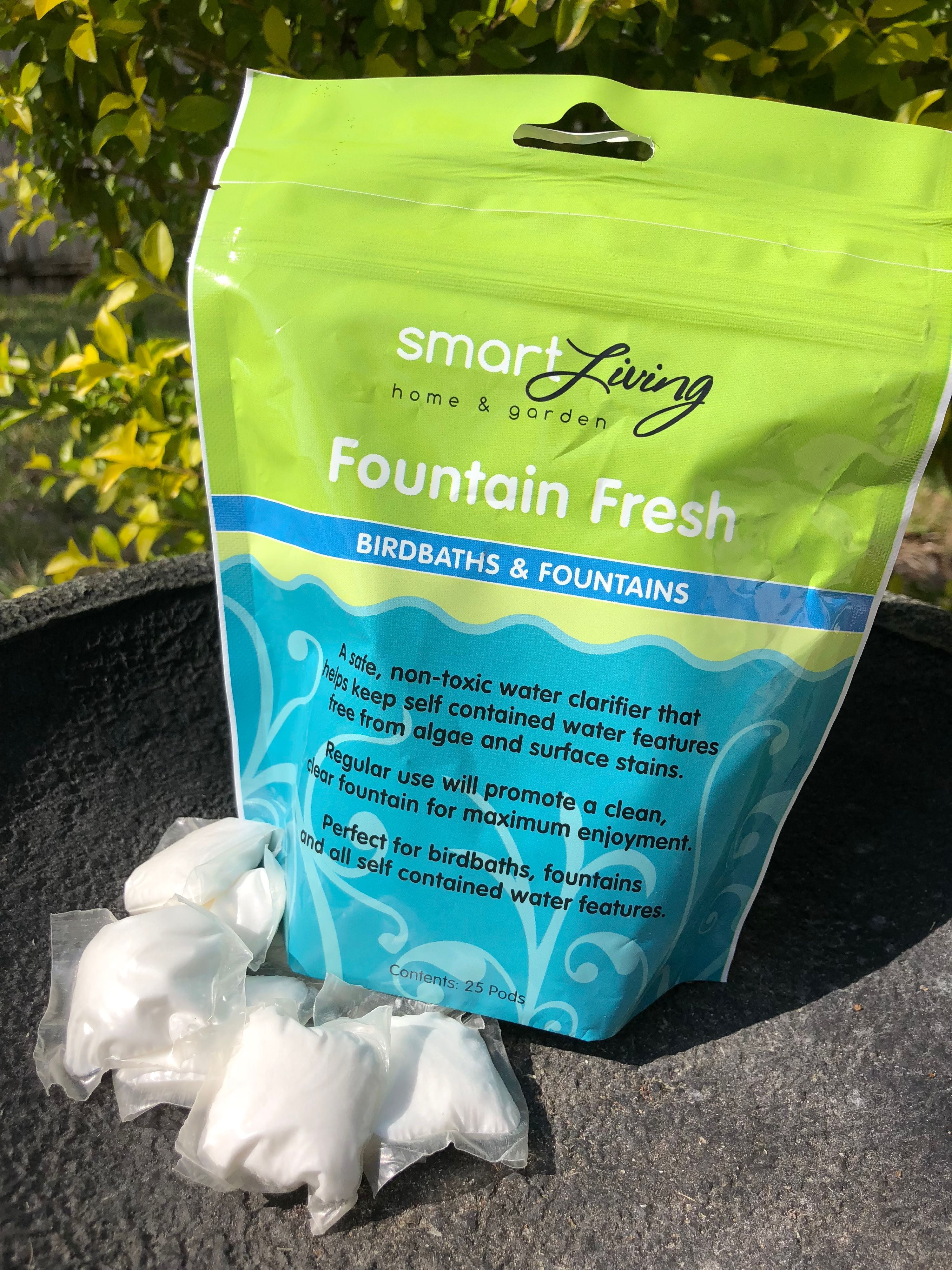 Fountain Fresh Water Clarifier 25 Water Soluble Pods