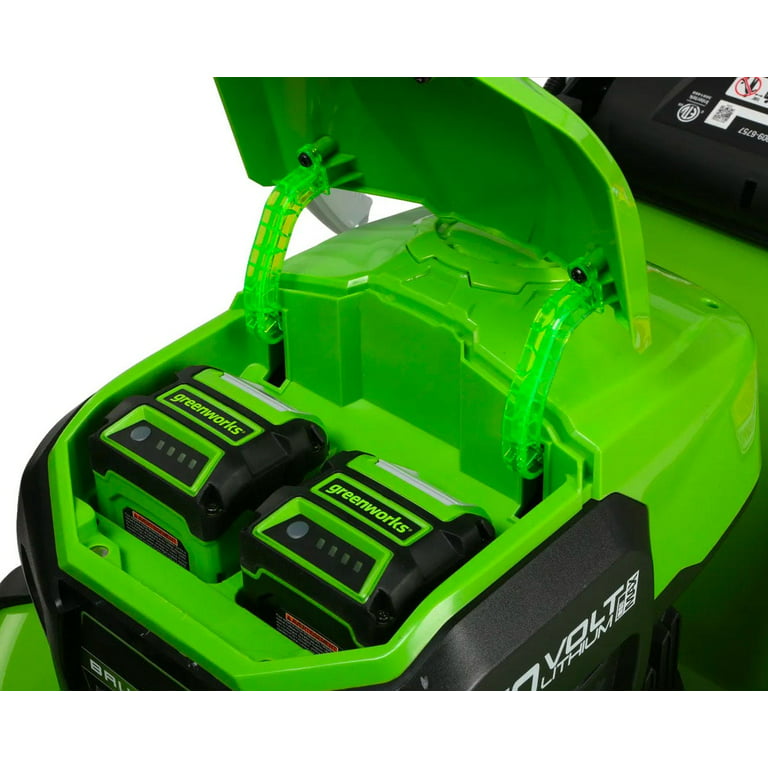 Greenworks 40V 21inch Cordless Brushless Lawn Mower, 5Ah Battery & Charger Included, LMF402