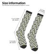thumbnail image 5 of Balery Soccer and Football Printed Novelty Socks Men's Women's Crew Socks Sports Socks Knee High Socks Cotton Socks Quirky and Cool Socks, 5 of 9