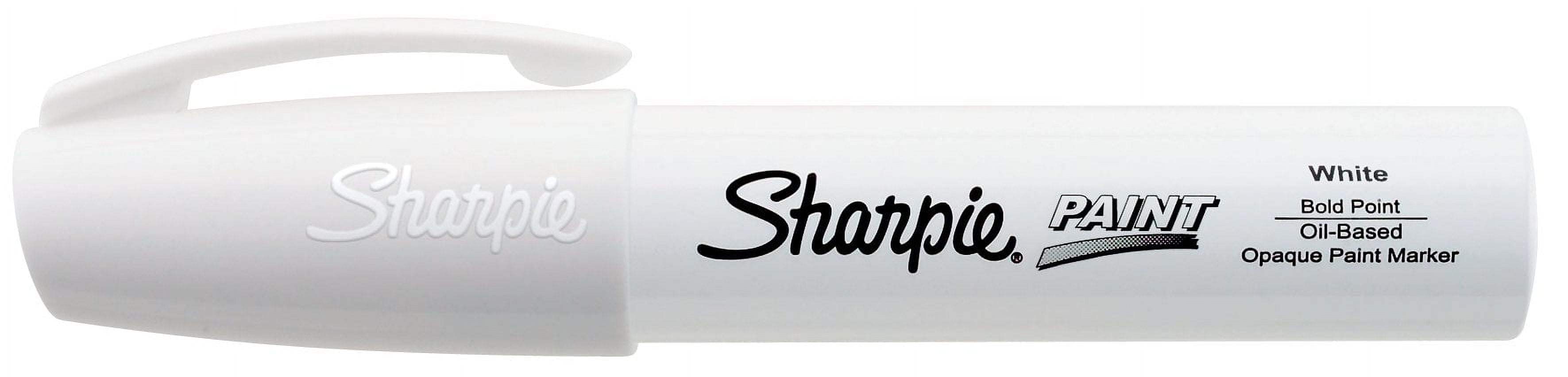 Sharpie Bold Point Oil Based Poster Paint Markers, White