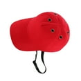 thumbnail image 2 of Gorro de béisbol transpirable Sonducket gorro de seguridad a prueba de impactos para adultos Rojo, 2 of 6