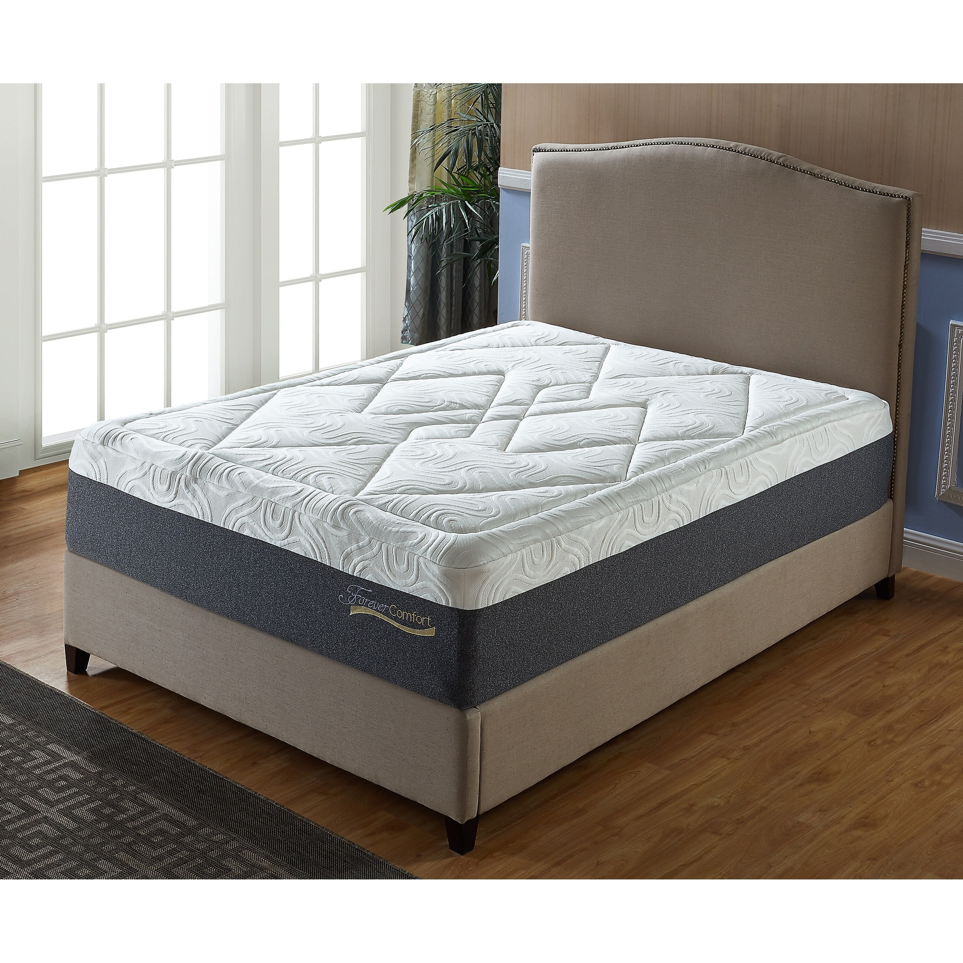 Forever Comfort 14 Gel Memory Foam Queen King Size Mattress Walmart