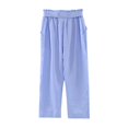 thumbnail image 4 of Pantalones cinturo Rayas Verano Mujeres Cómoda Gran Tamaño Esclada Gimnsaio Regular 4XL, 4 of 9