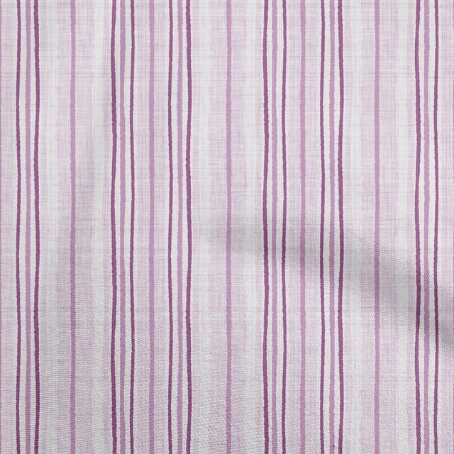 oneOone Cotton Poplin Light Pink Fabric Stripes Craft Projects Decor Fabric Printed By The Yard 42 Inch Wide