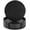 Round Black, variant on Drink Coasters Set of 6 Leather Coasters Spill Protection for Table Desk,Durable and Non Slip Leather Coaster Perfect for Common Size Glass Coffee Cup & Mug,4 Inches(Round Black Coasters)