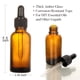 thumbnail image 3 of Frasco gotero de vidrio AOZITA, 60 ml, color ámbar con accesorios, 12 unidades, 3 of 8