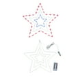 thumbnail image 2 of 4th of July Accessories under $5! kkbbma 4th of July Lights Patriotic, Window Lights Red White Blue Star Silhouette Fairy Lights for Fourth of July, Independence Day,Memorial Day Decorations, 2 of 9
