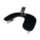 thumbnail image 2 of Almohada de mano ajustable de PU para uñas, reposabrazos ergonómico, herramienta de manicura, cojín plegable Negro con soporte, 2 of 9