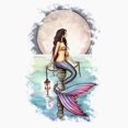thumbnail image 3 of CafePress - Enchanted Sea Mermaid Art By Molly Harrison Greeti - Greeting Cards (Pk of 10) Glossy, 3 of 3