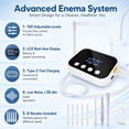 thumbnail image 7 of Electric Enema Kit for Men & Women – 100-Level Adjustable Water Pressure Colon Cleanse System with LCD Display, 8 Nozzles, Storage Bag, Coffee Enema & Detox Support, 7 of 7