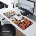 thumbnail image 2 of Long Mouse Pads for Desk,Spooky Halloween Scene Pattern Desk Mats on Top Of Desks, Desk Mouse Pad Extra Large with 3mm Non-Slip Base and Stitched Edge for Gaming,Office,Work,Home 31.5x11.8in, 2 of 5