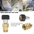 thumbnail image 4 of Eigraketly Arandela de 2 piezas M22 a adaptador de 1/4 pulgadas, conectores de alta presión de liberación rápida, accesorios antideslizantes Herramientas eléctricas, 4 of 6