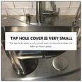 thumbnail image 5 of STOBOK 1Pc Sink Sealing Caps Black Stainless Steel Tap Hole Cover for Basin, 5 of 6