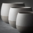 thumbnail image 2 of Sullivans Speckled Gray Two-Toned Ceramic Planters Set of 3, 6"H, 5"H & 4.5"H Gray, 2 of 6