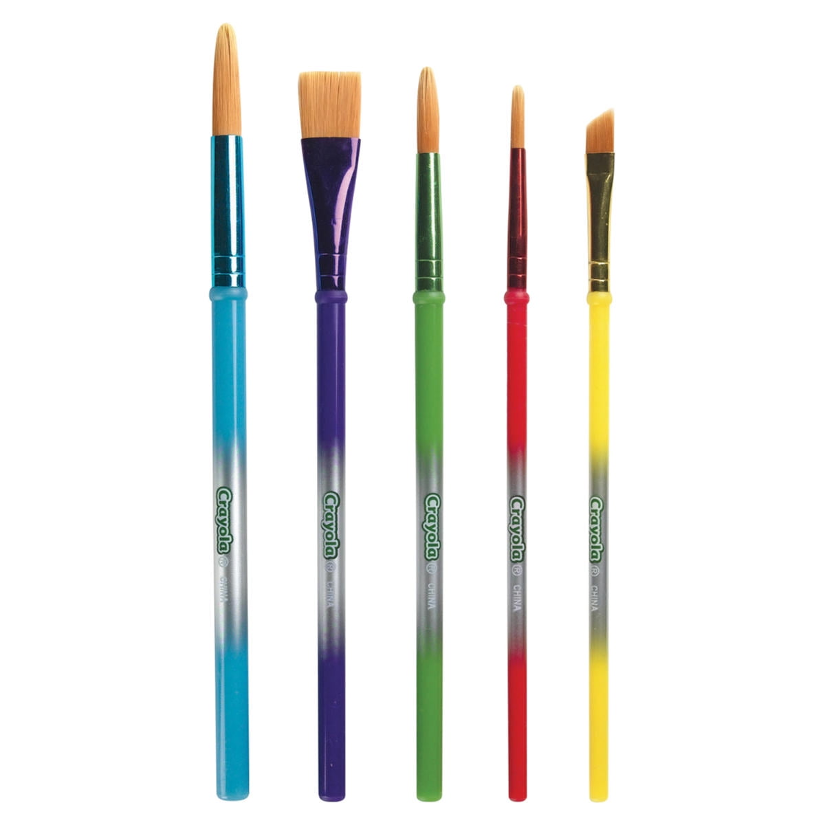 Crayola 5 Count Paint Brushes, High quality paint brushes