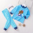 thumbnail image 2 of TAIAOJING Boys Girls Cartoon Pajama Sets Girls Boys Toddler Soft Pajamas Toddler Cartoon Prints Long Sleeve Kid Sleepwear Sets Cute Pjs Sleepwear 12-18 Months, 2 of 4
