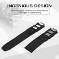 thumbnail image 4 of 20mm Silicone Strap Watch Band For Chronoscaph Autoscaph 21 Band,, 4 of 4