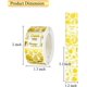 thumbnail image 2 of Foil Gold Foliage Thank You Stickers Labels Seals 3.15"x1.15" Triangle 120 Units Per Roll (Foil Gold Foliage), 2 of 4
