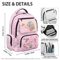 thumbnail image 5 of Jeiento Axolotl Kids Backpack for Girls 17 Inch Lightweight School Bag, 600D Tear Resistant & Padded Tablet Sleeve, Cute Bookbag for Elementary Ages 9-12, 5 of 8