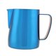 thumbnail image 1 of Taza de café de acero inoxidable de 350 ml, hermosa jarra para espumar leche para Latte Art azul, 1 of 8