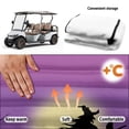 thumbnail image 5 of Yuyamidu Halloween Golf Cart Seat Covers with Front Pockets Witch Golf Cart Seat Towel Blanket for Club Car Accessories for 2 Passenger, Purple Halloween Decor, 5 of 7