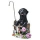 thumbnail image 1 of Estatua de perro, adorno de perro, manualidades, figuras de animales decorativas divertidas e impermeables Estilo F, 1 of 9