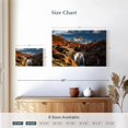 thumbnail image 3 of Elephant Stock Mount Fitz Roy In Fall Wall Art - Horizontal Canvas Wall Art - Living Room Wall Decor - Photography Nature Canvas - Brown And Blue Decor - 12" x 8", 3 of 4
