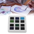 thumbnail image 4 of Paint 12Pcs Watercolor Paint Set Dark Color Ocean Forest Series Environmental Protection Painting Sketching Tools, 4 of 7