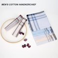 thumbnail image 3 of 100% Cotton Mens Handkerchiefs Mens Soft Checkered Pattern Multi-Colour 15 X 15 Inch, 3 of 11