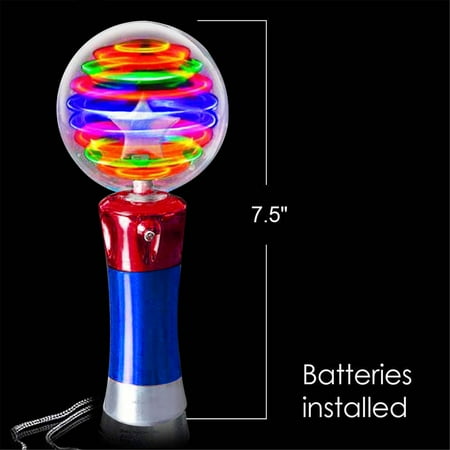 Clearance Countdown! Children S Luminous Toy Stick -Rotating Light Show Toy Novelty Funny Toy