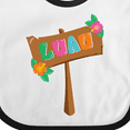 thumbnail image 4 of Inktastic Luau Sign Boys or Girls Baby Bib, 4 of 4