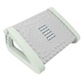 thumbnail image 4 of Reposapiés ergonómico ajustable en altura de 6 pies con textura de masaje y rodillo para oficina, color verde, 4 of 14