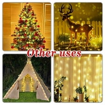 Patio Umbrella String Lights 112 LEDs Cordless Light