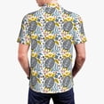 thumbnail image 3 of Balery Sea Turtle Printed Men’s Short Sleeve Polo Shirt, Midweight Men's Shirt,Golf Polo shirts -, 3 of 8