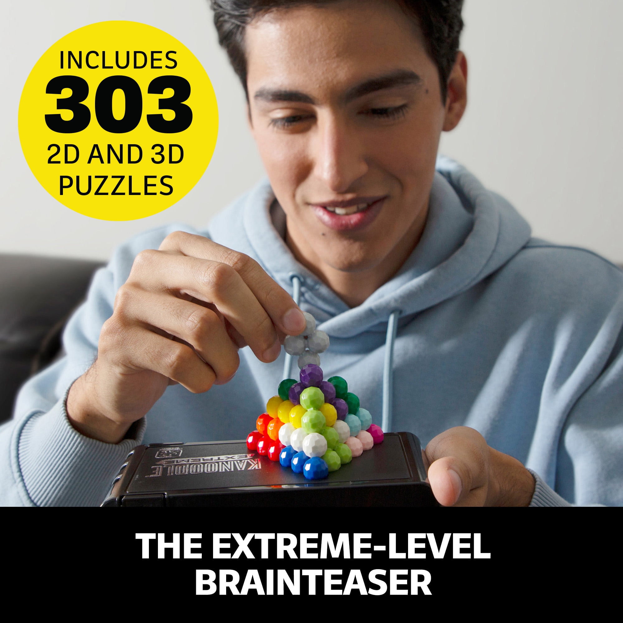 Educational Insights Kanoodle Extreme, 3D Brain Teaser Puzzle Game, for Kids Ages 8+