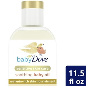 Baby Dove Melanin-rich Skin Nourishment Baby Oil Sensitive Baby Care 11.5 oz