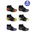 thumbnail image 4 of Fruit of the Loom Everyday Active Cushioned Low Cut Tab Socks with Arch Support, 6 Pairs (Big Boys), 4 of 5