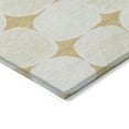 thumbnail image 4 of HomeRoots 591024 8 x 10 ft. Gold & Beige Abstract Washable Indoor & Outdoor Rectangle Area Rug, 4 of 5