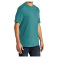 thumbnail image 4 of Mens Core Blend Cotton/Polyester Tee Shirt Jade Green XL, 4 of 6