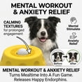 thumbnail image 5 of Interactive Dog Lick Bowl with Ball - 1 Cup Slow Feeder & Lick Mat Alternative Puzzle Toy for Liquid Treats, Yellow, 5 of 9