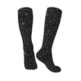 thumbnail image 4 of Easygdp Spider Web Black Soccer Socks Sport Knee High Socks Calf Compression Athletic Socks for Men and Women, 4 of 9